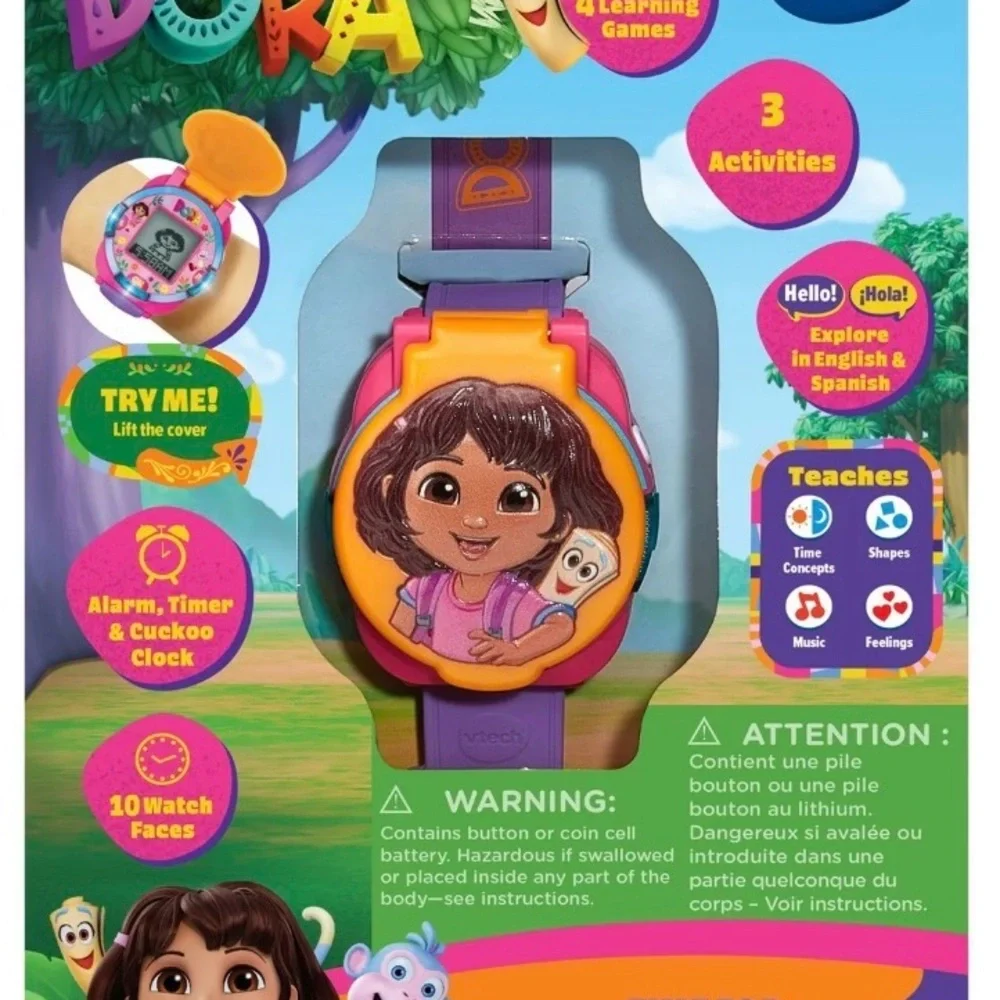 Dora the Explorer Learning Watch - EASTER BASKET IDEAL - Picture 1 of 6